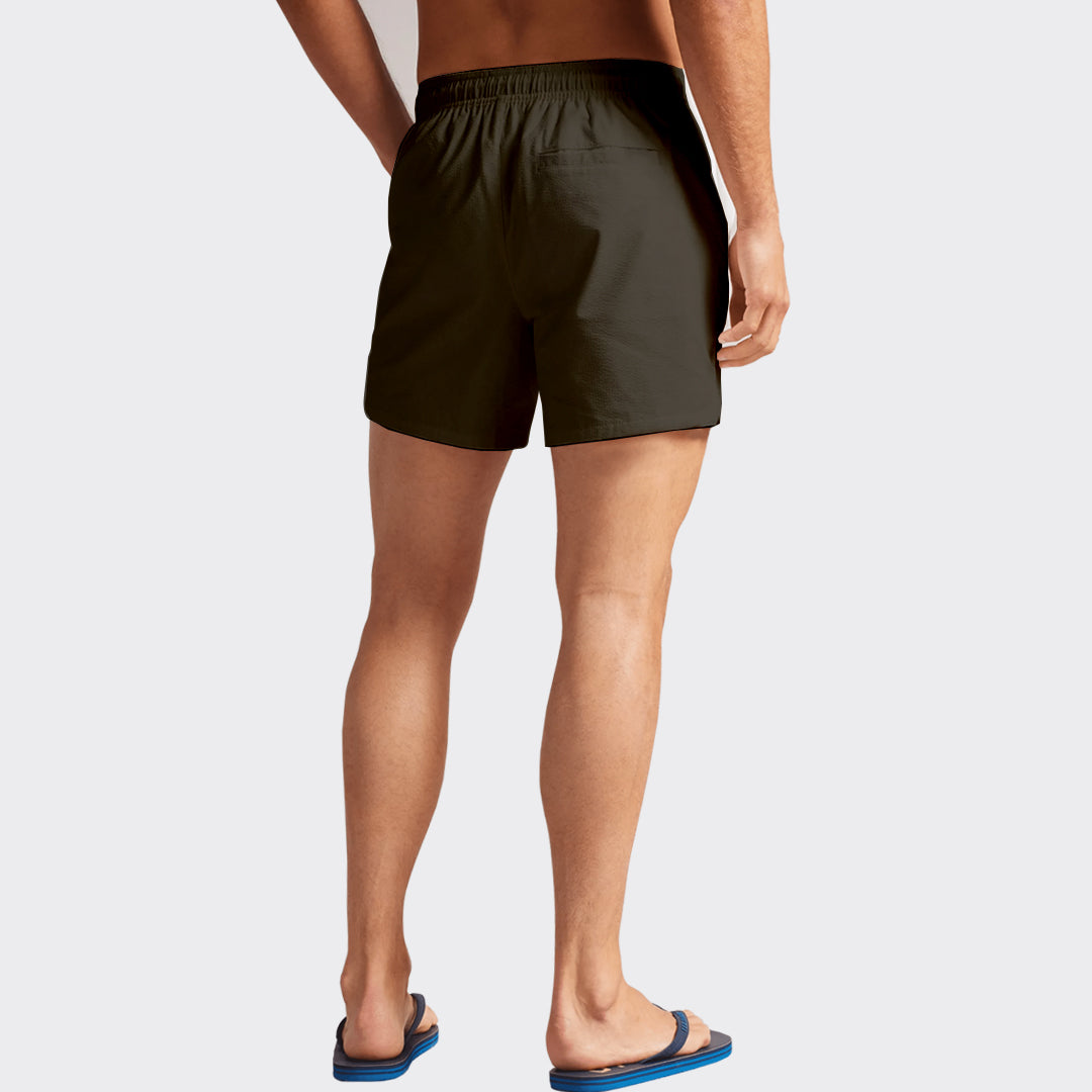 Men's Swimming Shorts Fuscous Greyat Bck Side | Trendz City