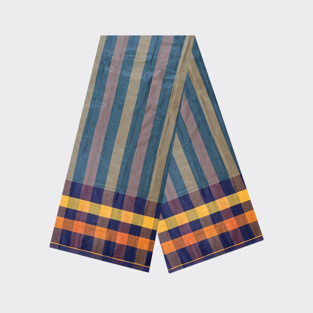 Multicolor Striped Cotton Lungi | Trendz City