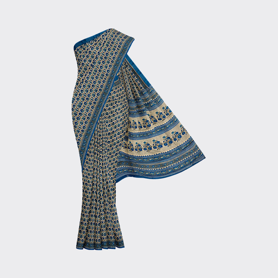 Printed Cotton Saree | Trendz City