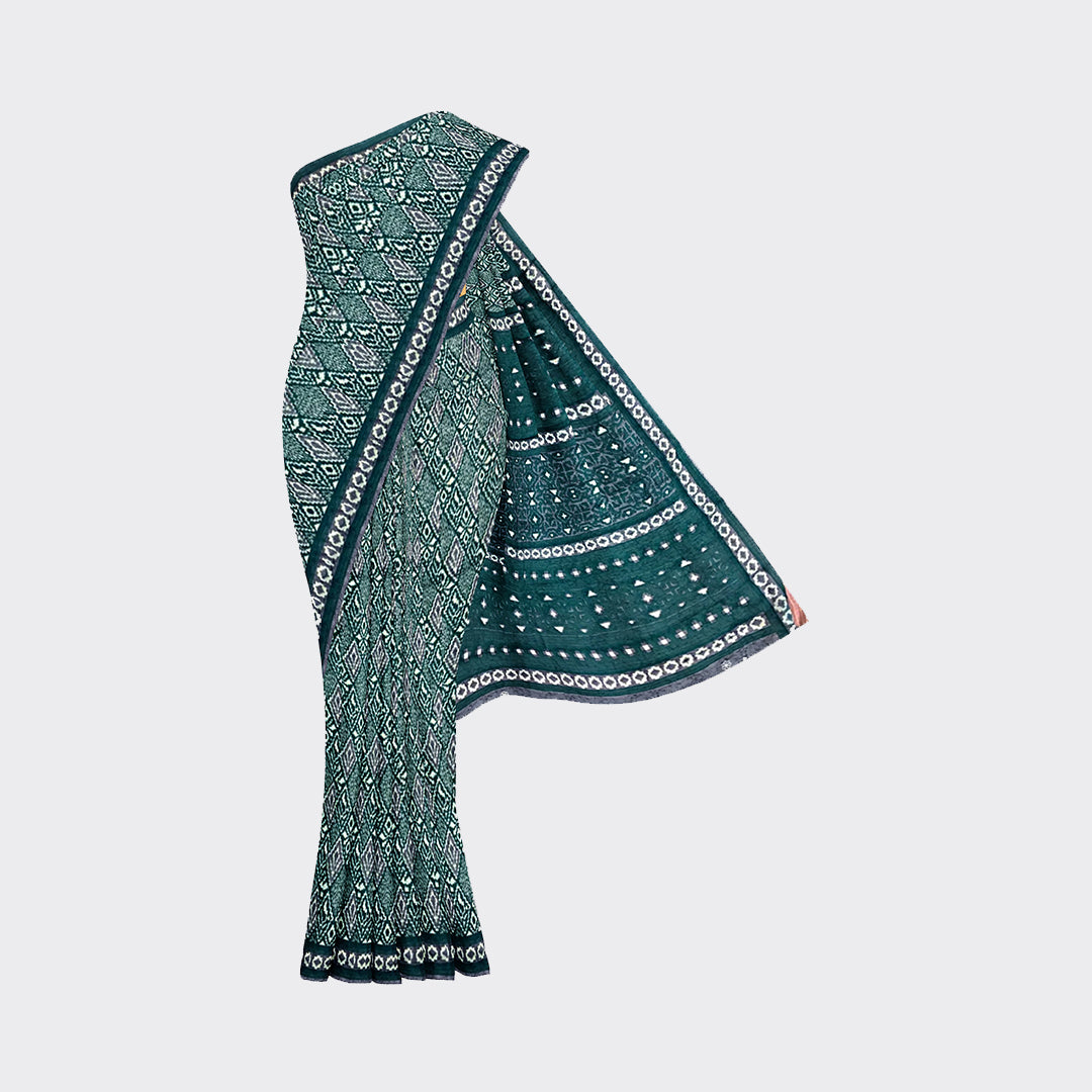 Printed Cotton Saree | Trendz City