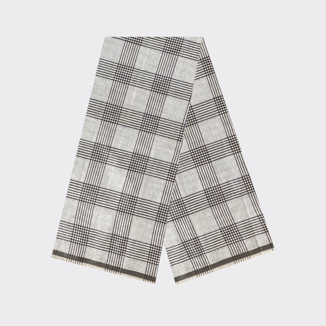 Rangoon Green Small Check Cotton Lungi | Trendz City