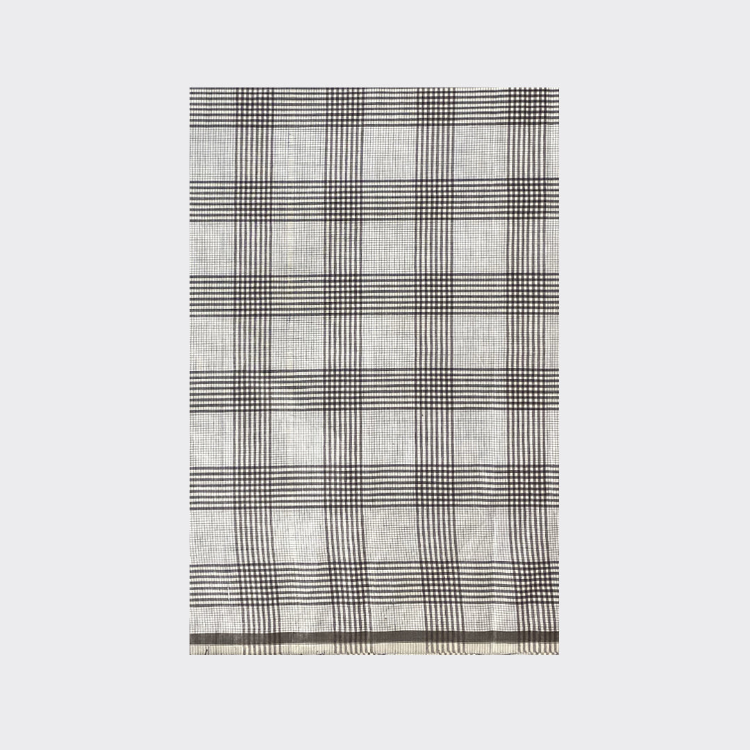 Rangoon Green Small Check Cotton Lungi | Trendz City