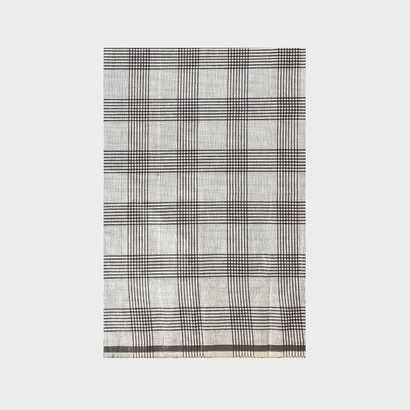 Rangoon Green Small Check Cotton Lungi | Trendz City