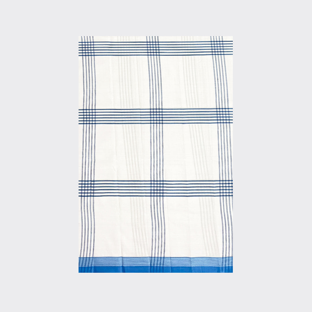 White Check Cotton Lungi Details | Trendz City