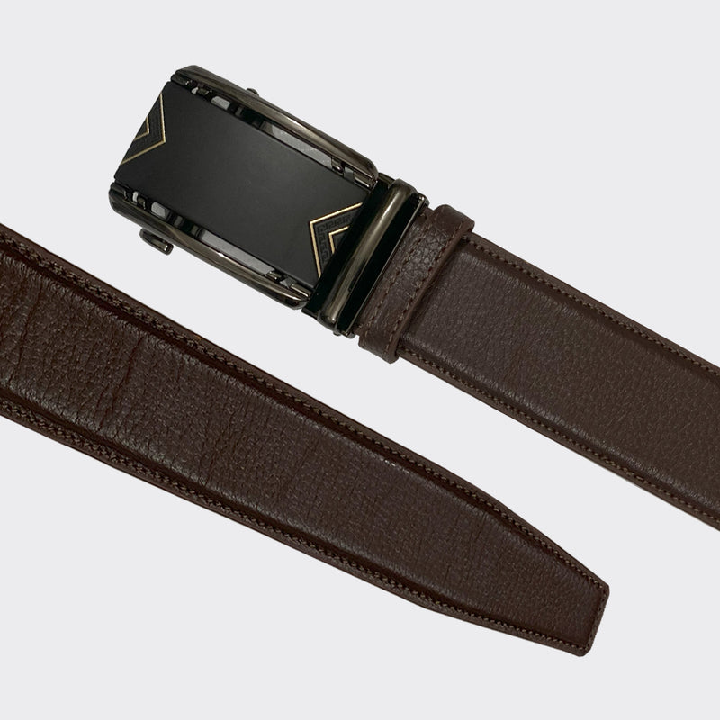 Chocolate Automatic Buckle Belt Details | Trendz City