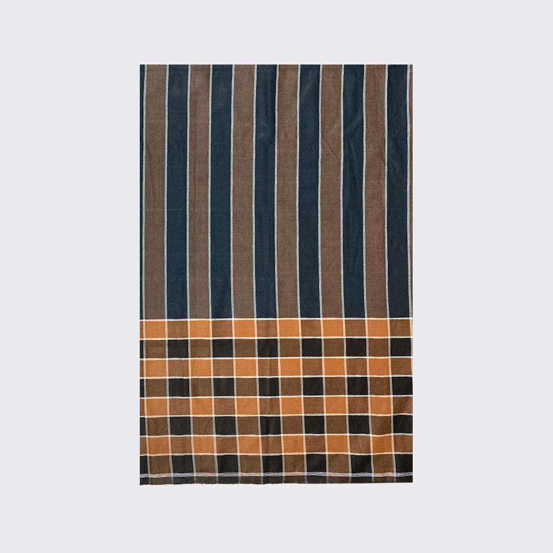Dark Striped Cotton Lungi Details | Trendz City