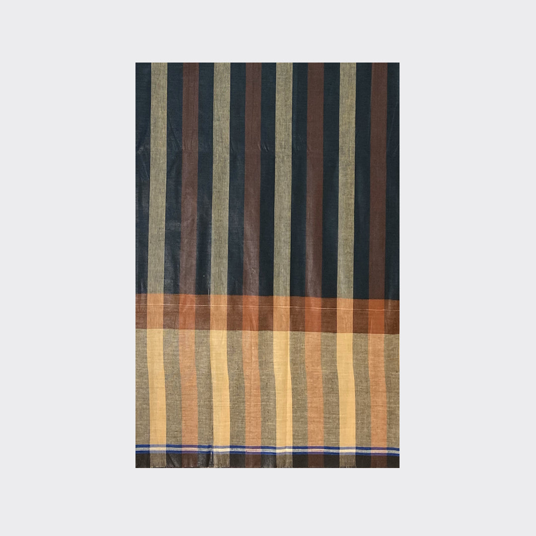 Dark Striped Cotton Lungi Details | Trendz City