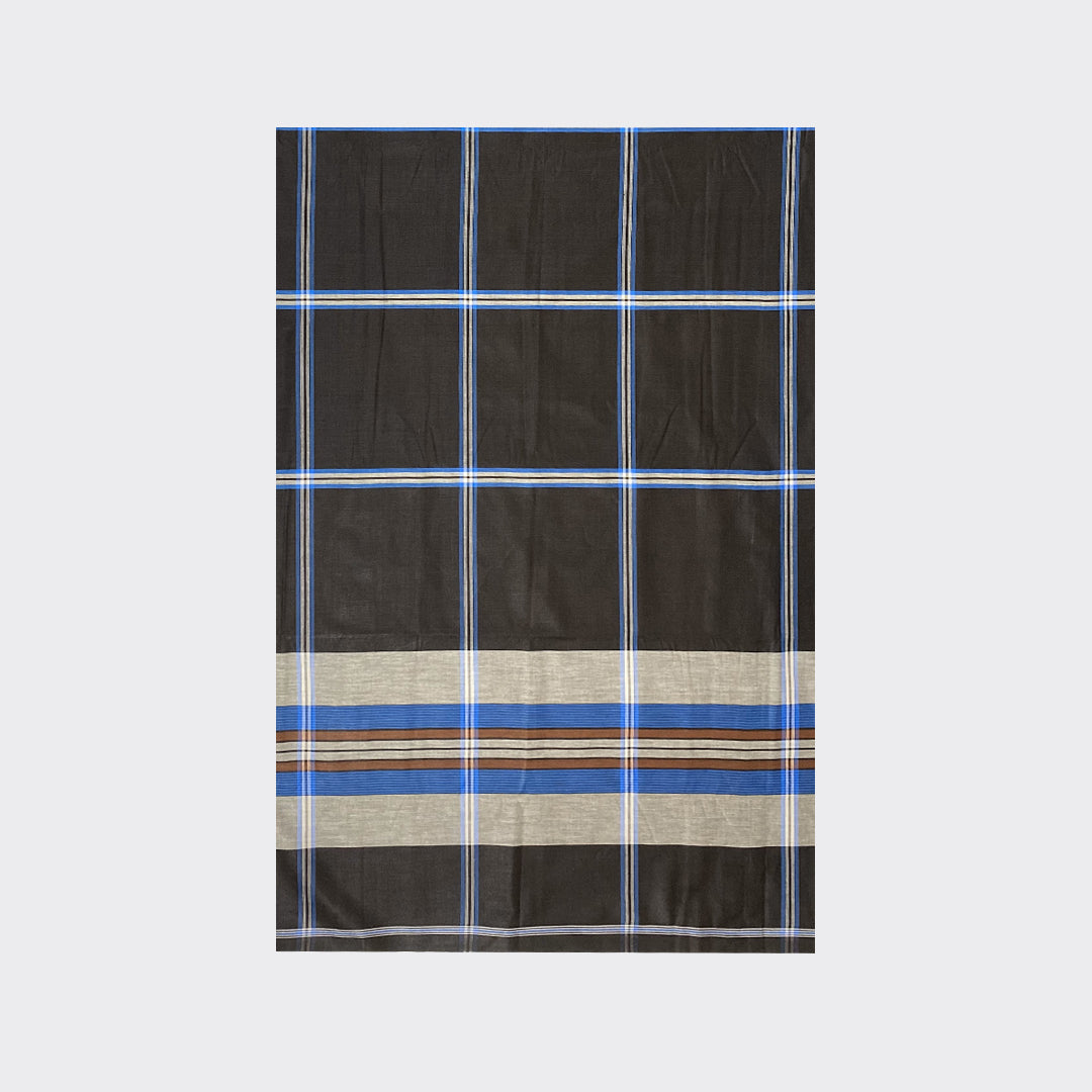 Dune Check Cotton Lungi Details | Trendz City