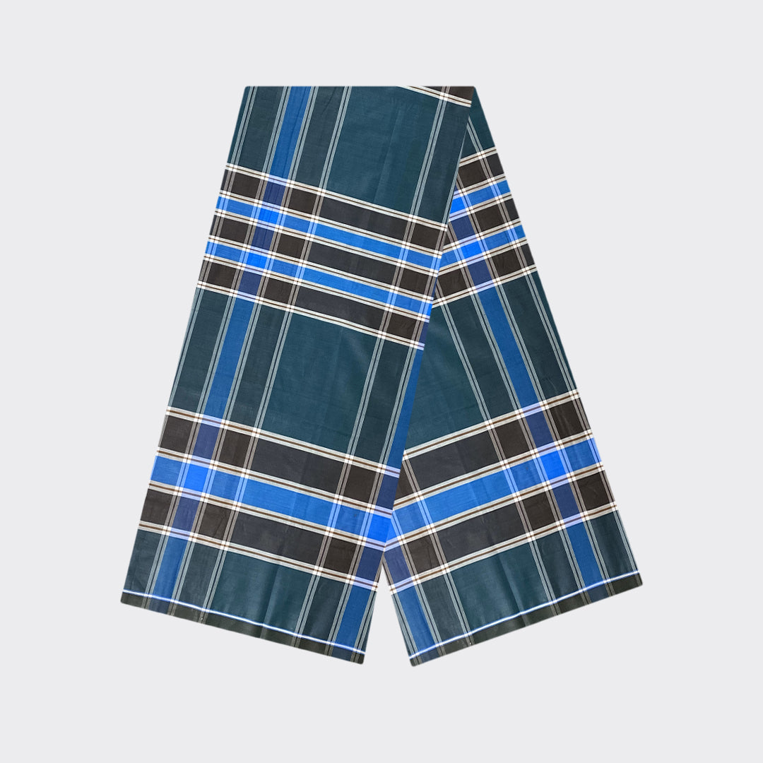 Elephant Check Cotton Lungi | Trendz City