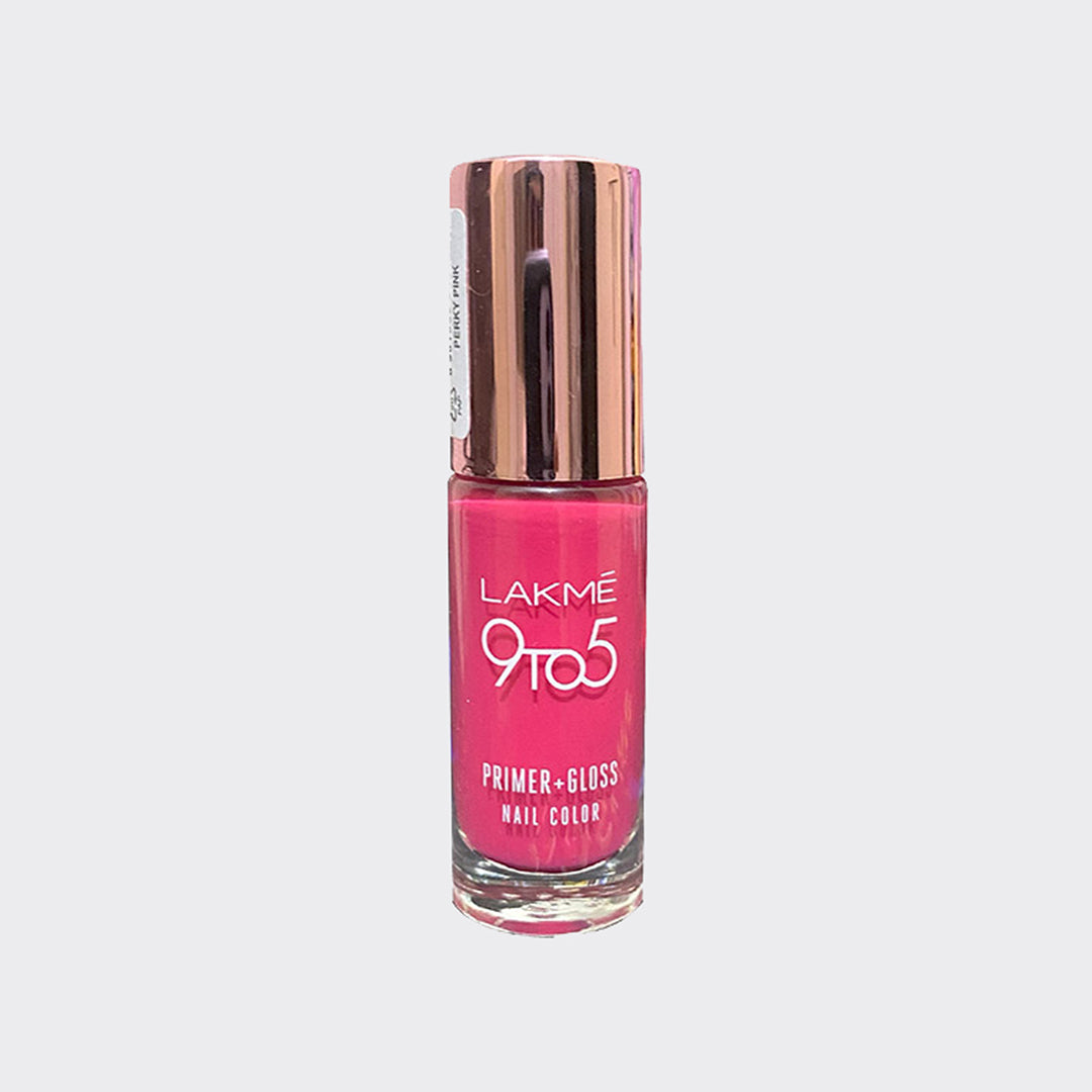 Lakme 9 to 5 Nail Polish Perky Pink | Trendz City