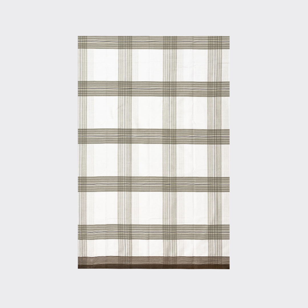 Multicolor White Check Cotton Lungi Details | Trendz City