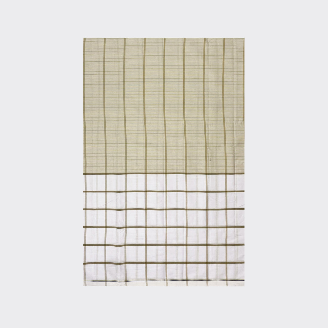 Multicolor White Check Cotton Lungi Details | Trendz City