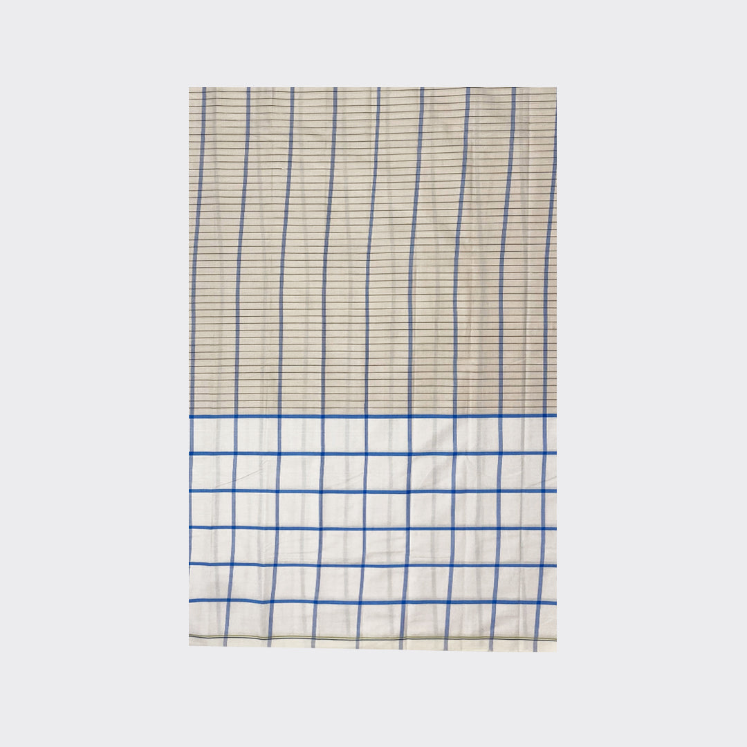 Multicolor White Check Cotton Lungi Details | Trendz City
