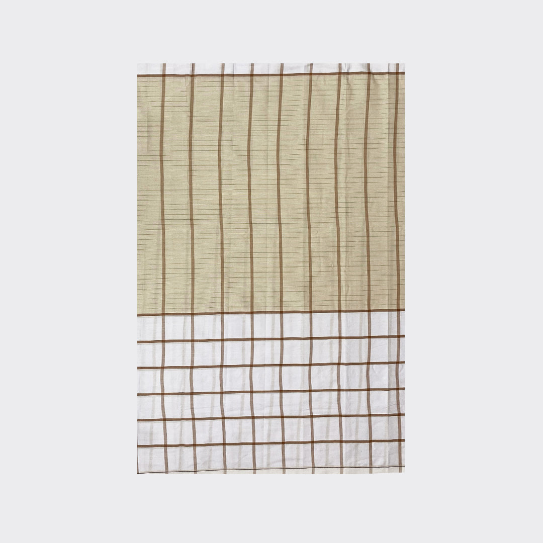Multicolor White Check Cotton Lungi Details | Trendz City
