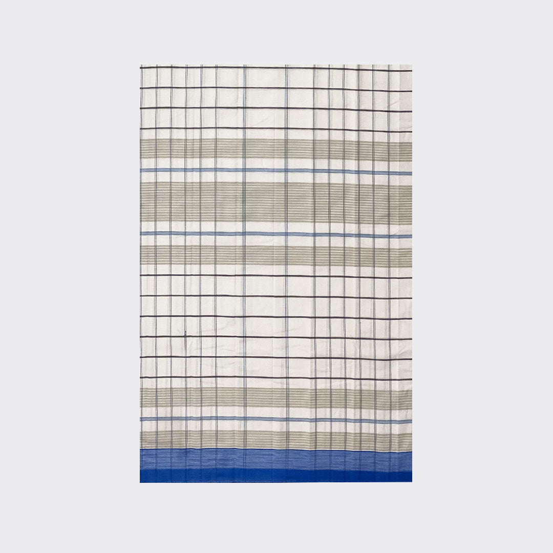 Multicolor White Check Cotton Lungi Details | Trendz City