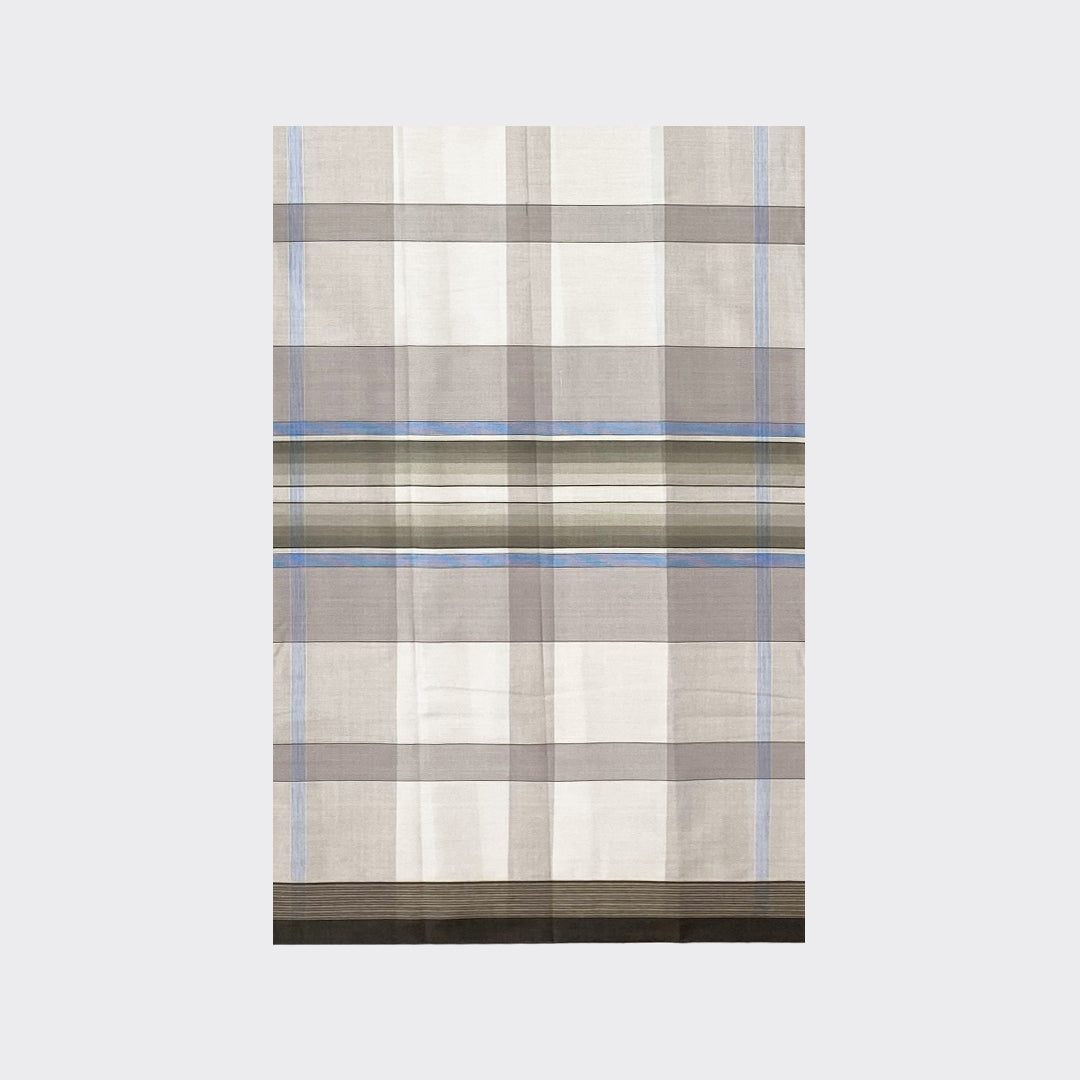 Multicolor White Check Cotton Lungi Details | Trendz City
