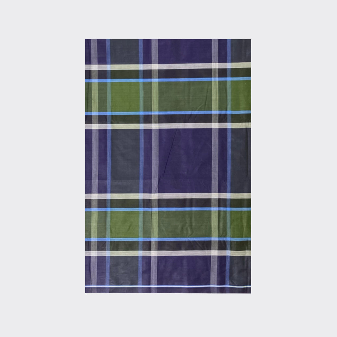 Rifle Green Check Cotton Lungi Details | Trendz City