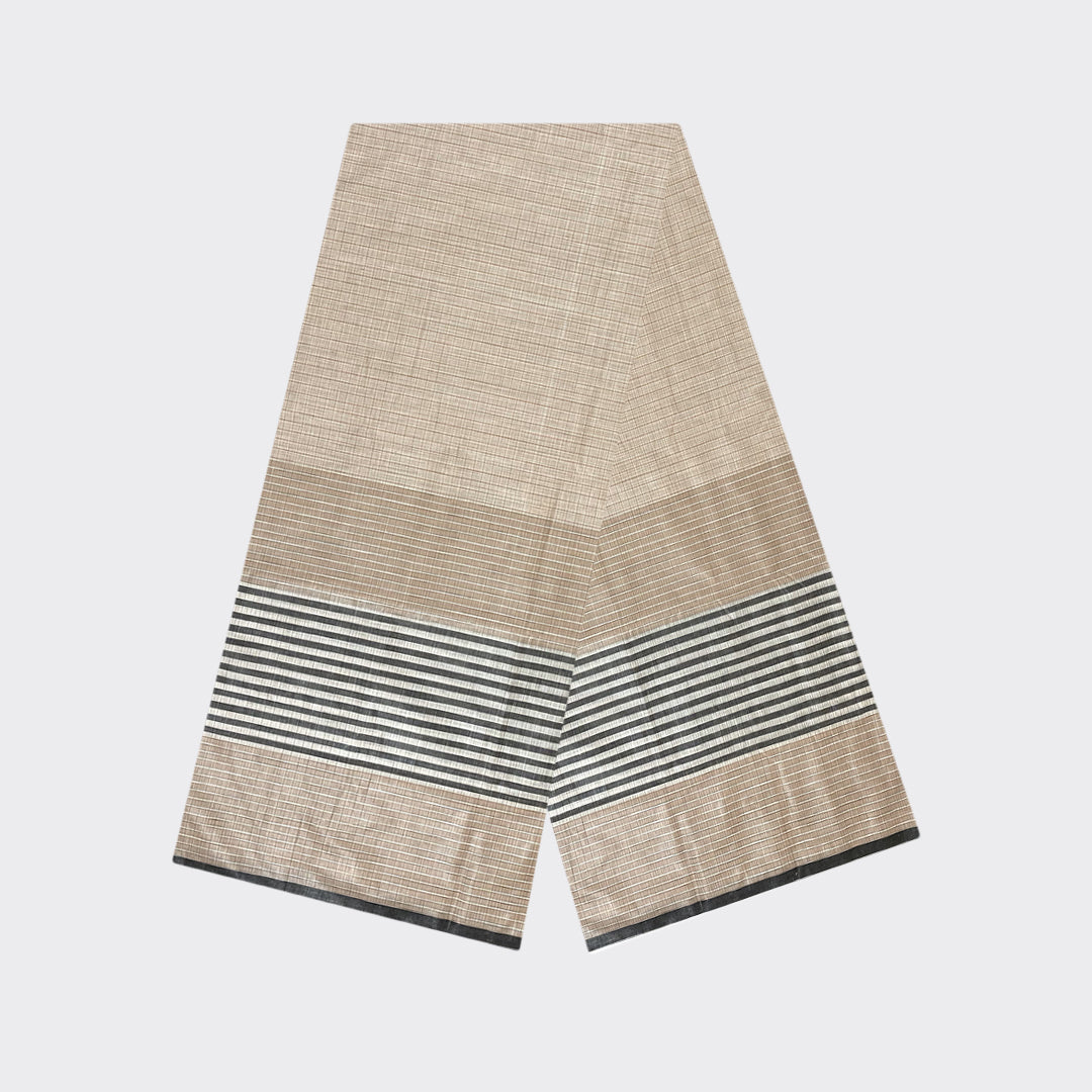 Silk Small Check Cotton Lungi | Trendz City