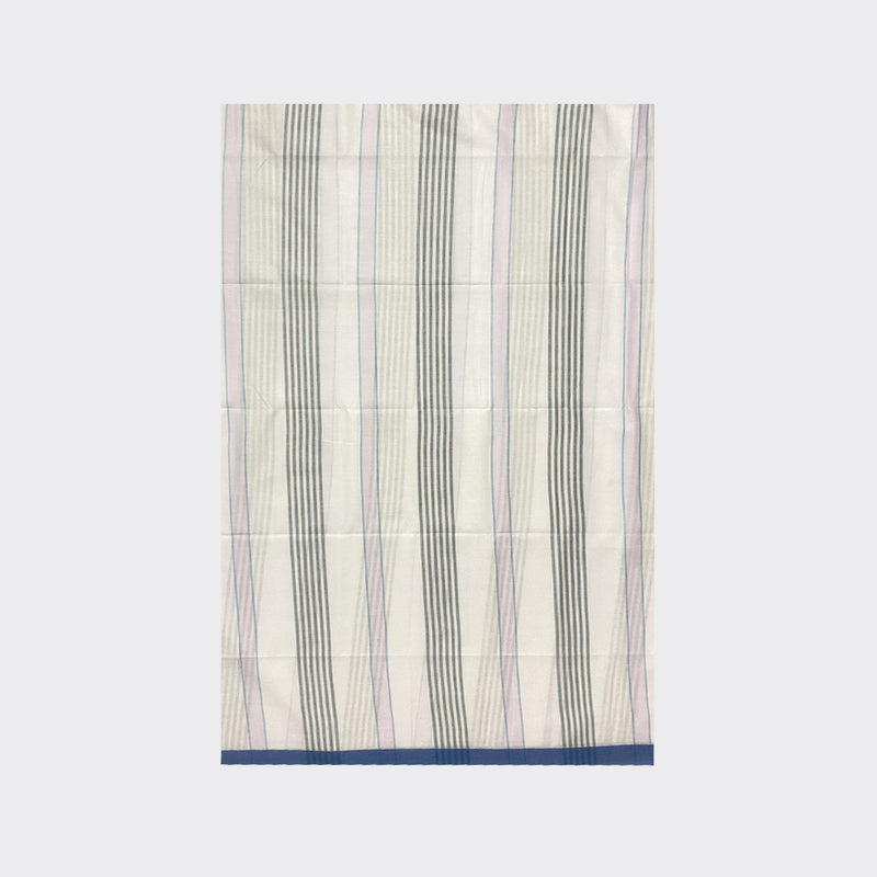 White Black Striped Cotton Lungi Design | Trendz City