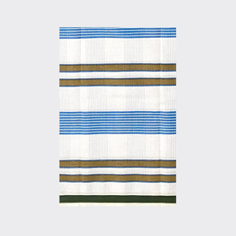White Check Cotton Lungi Details | Trendz City
