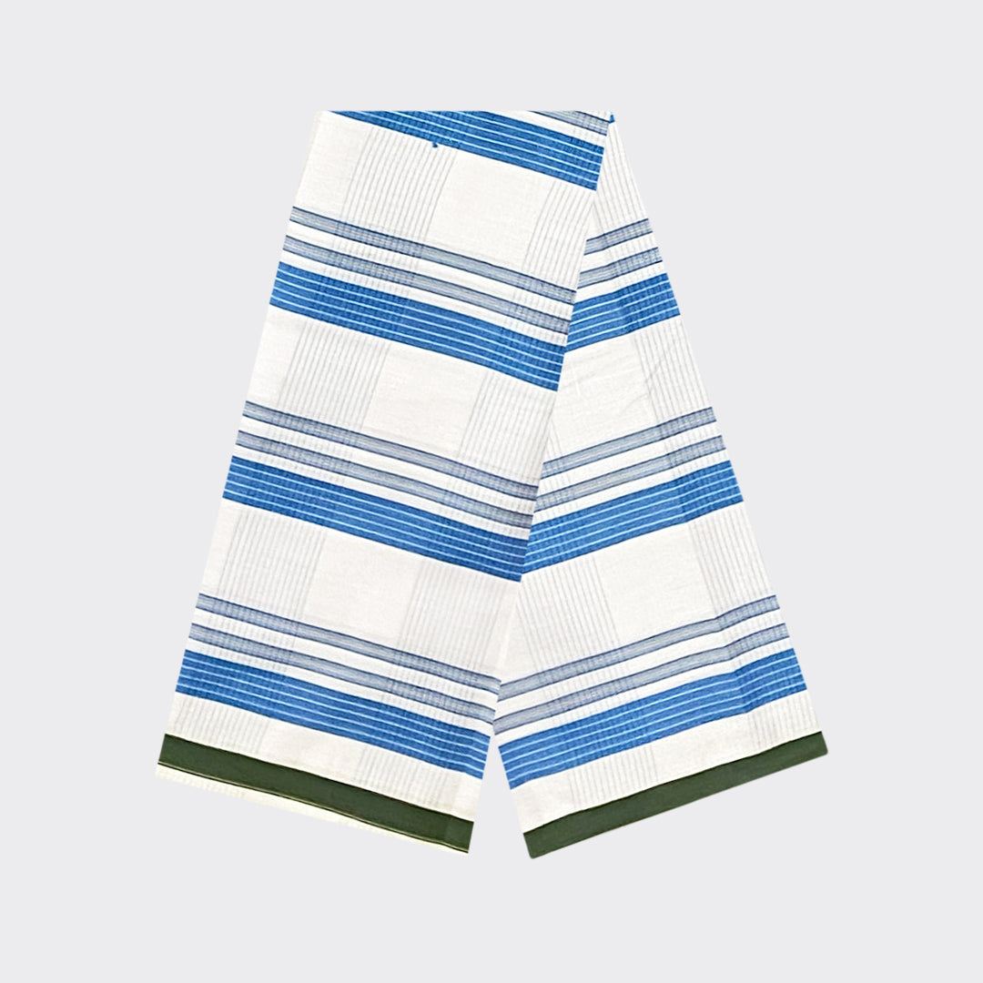 White Check Cotton Lungi