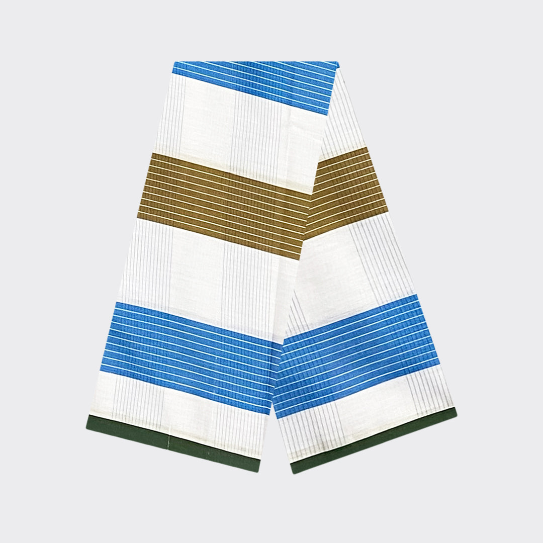 White Check Cotton Lungi | Trendz City