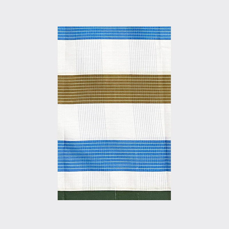 White Check Cotton Lungi Details | Trendz City