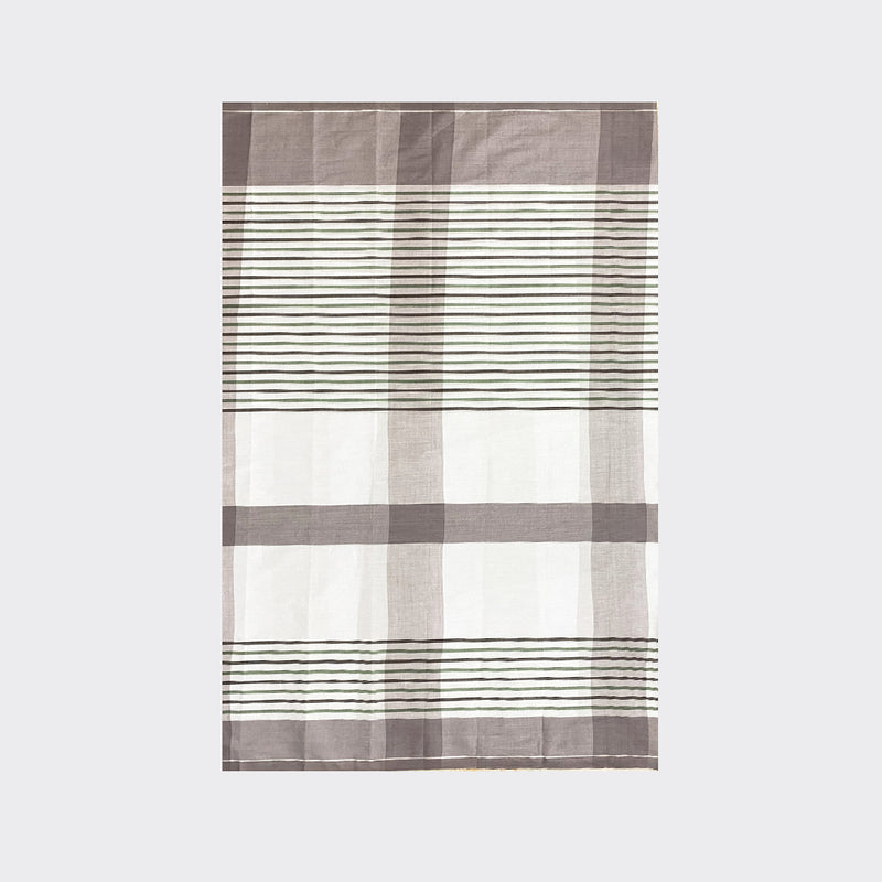 White Check Cotton Lungi Details | Trendz City