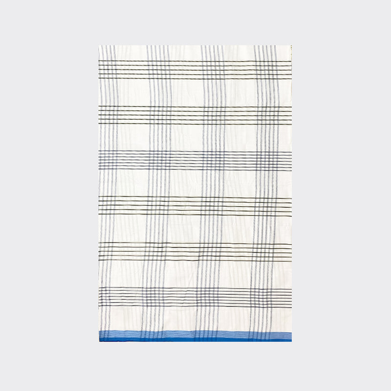 White Check Cotton Lungi Details | Trendz City