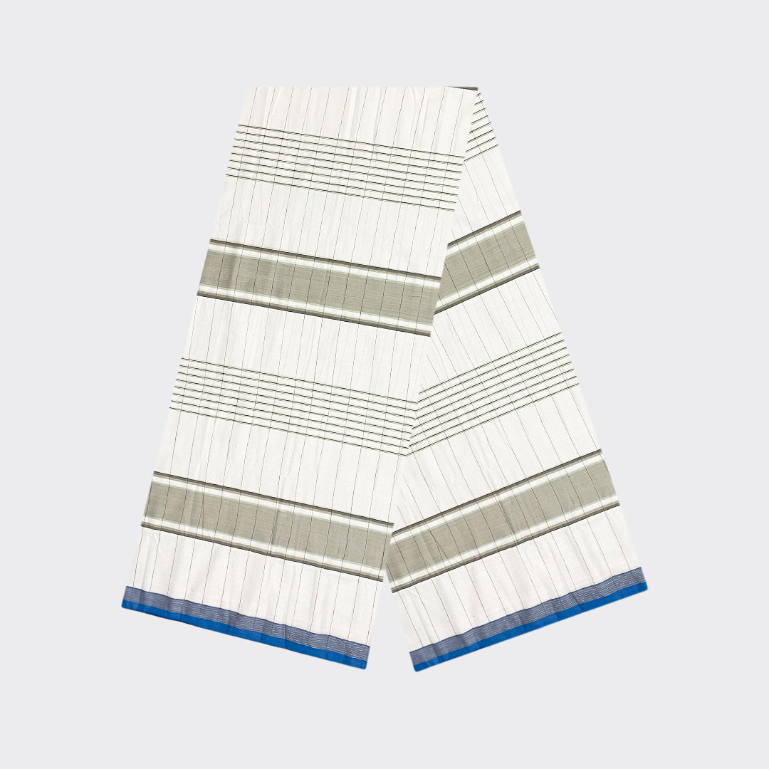 White Check Cotton Lungi | Trendz City