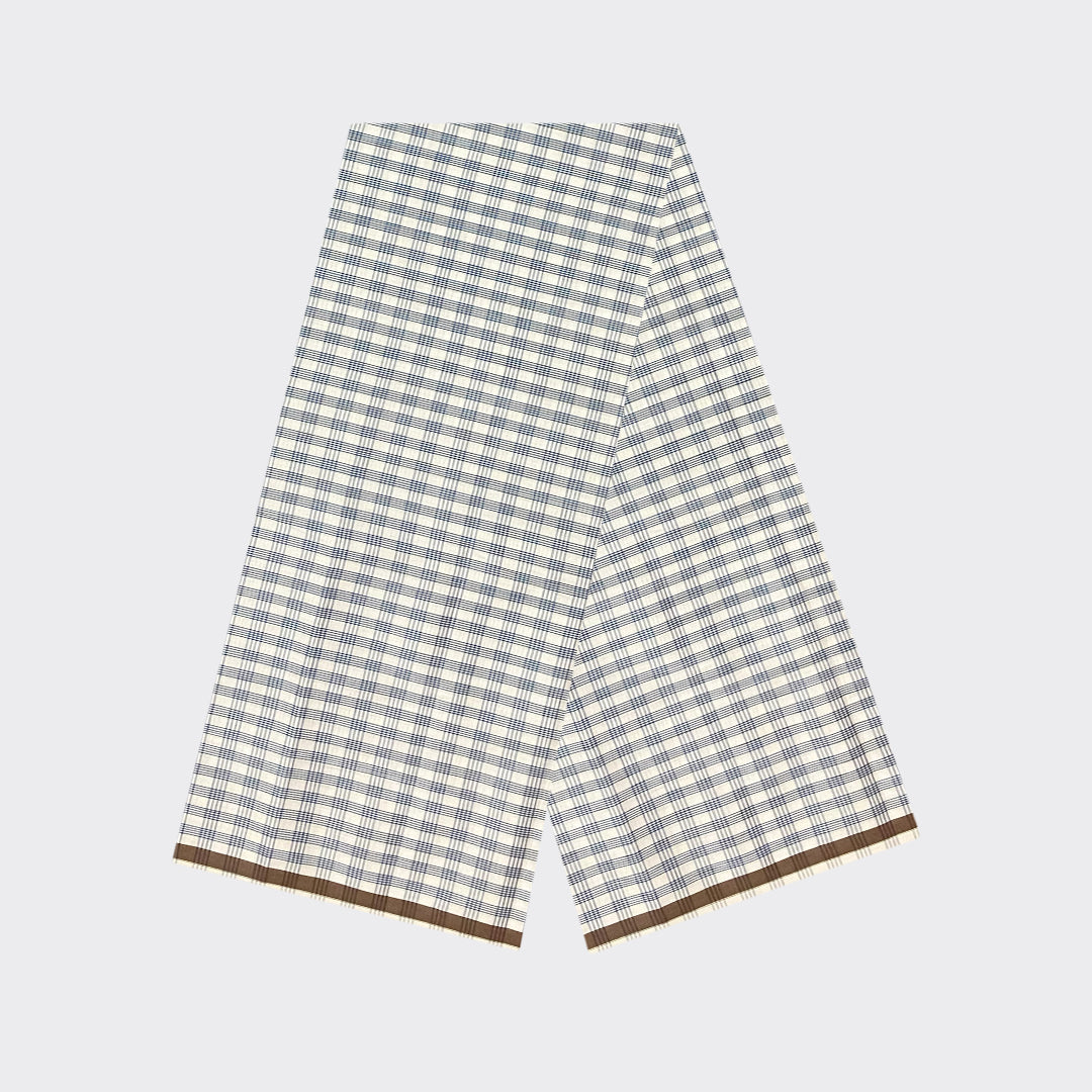 White Check Cotton Lungi | Trendz City