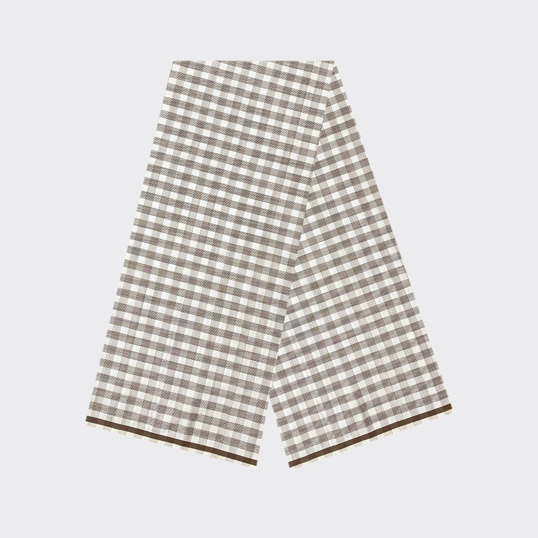 White Check Cotton Lungi | Trendz City