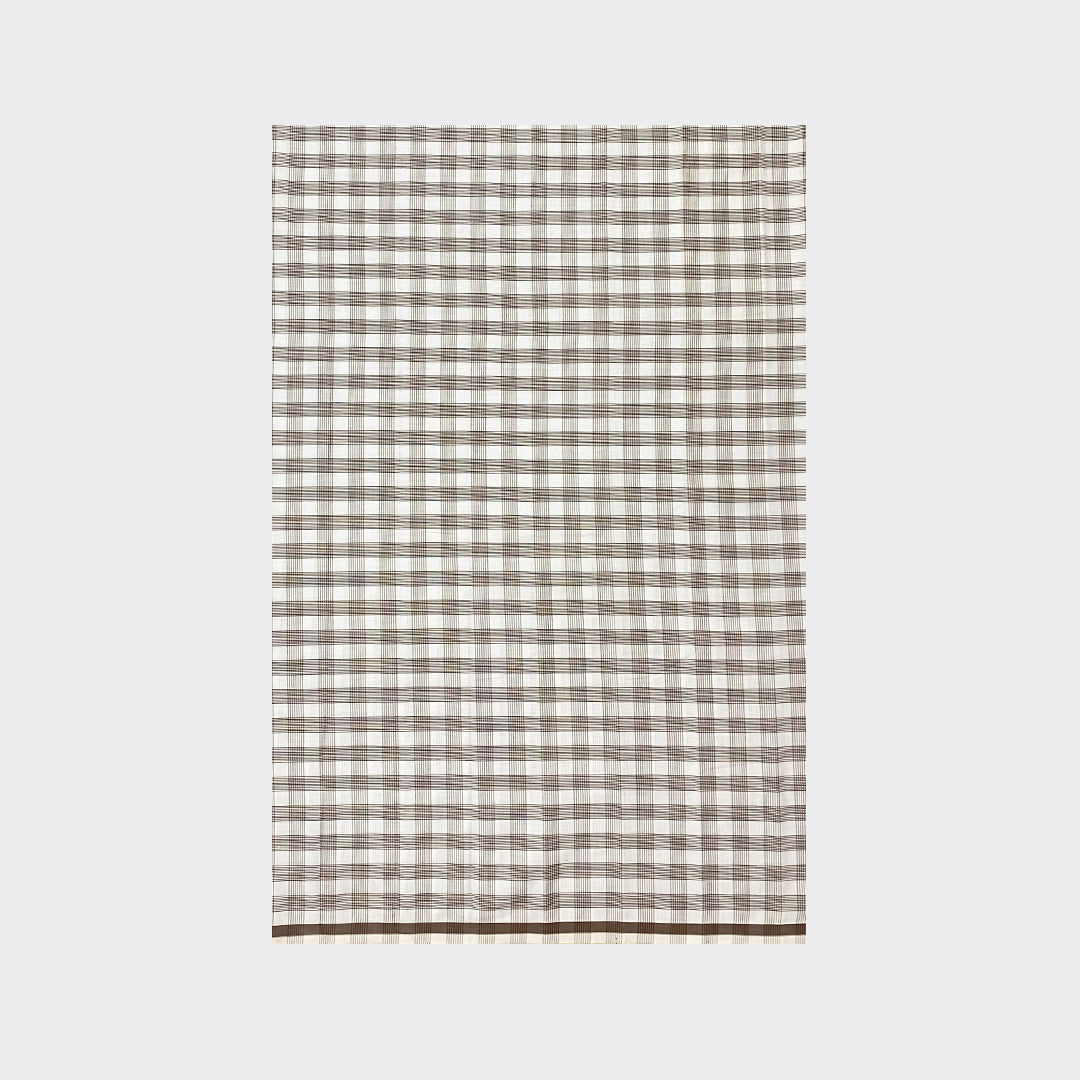 White Check Cotton Lungi Details | Trendz City