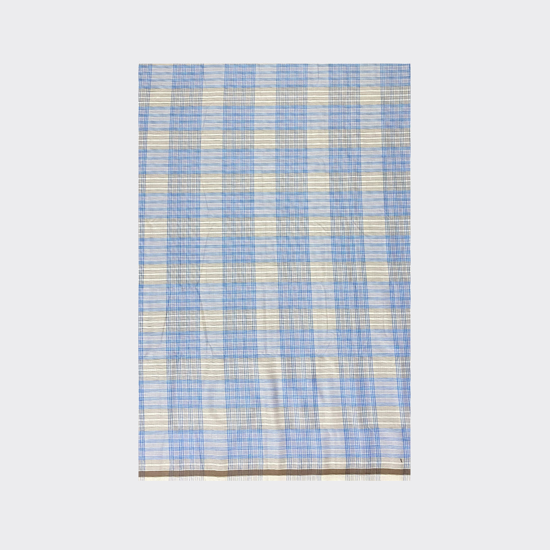 White Check Cotton Lungi Details | Trendz City