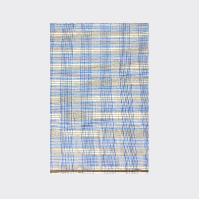 White Check Cotton Lungi Details | Trendz City
