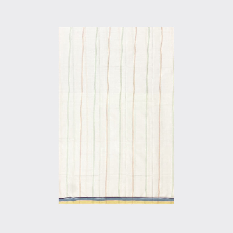 White Striped Cotton Lungi Details | Trendz City