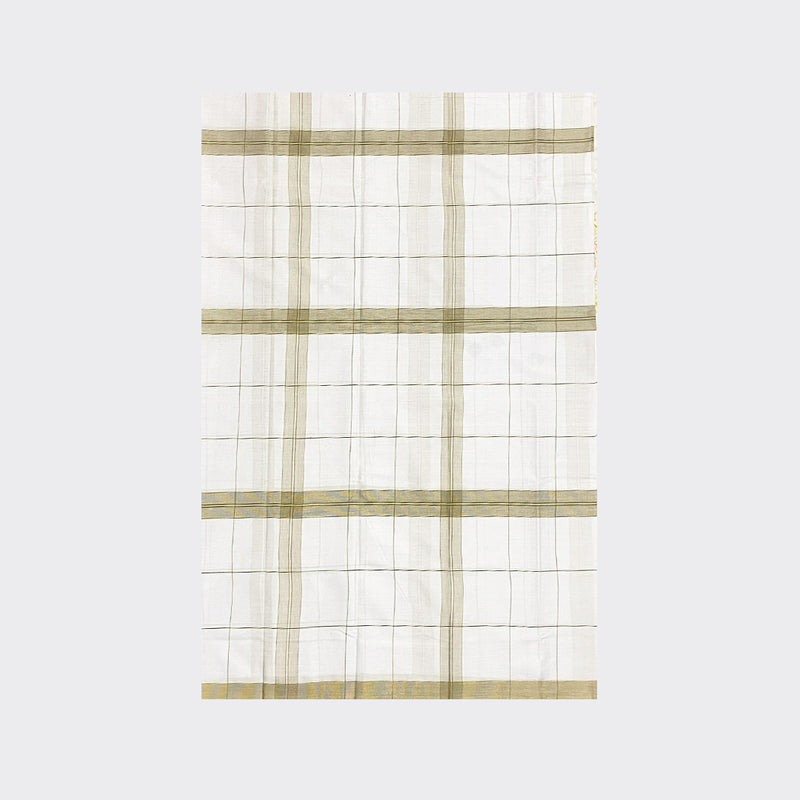 White Striped Cotton Lungi Details | Trendz City