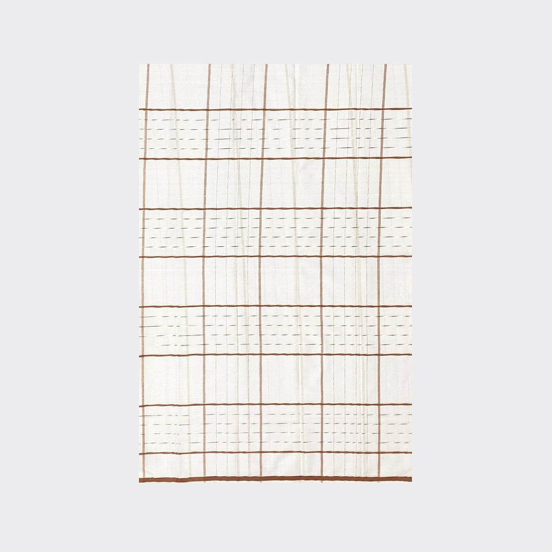 White Striped Cotton Lungi Details | Trendz City