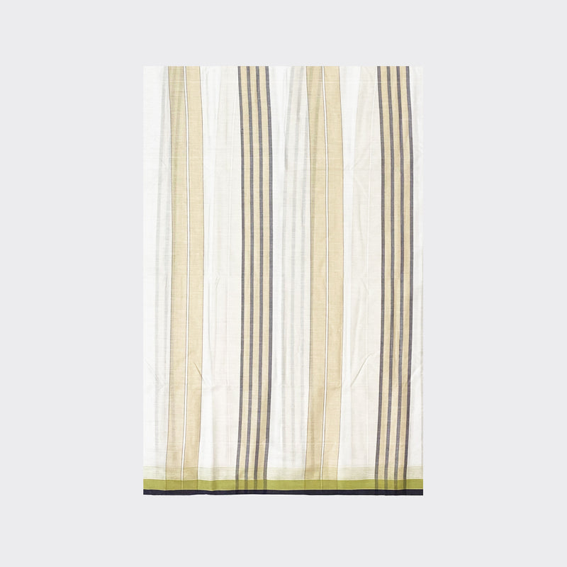 White Striped Cotton Lungi Details | Trendz City