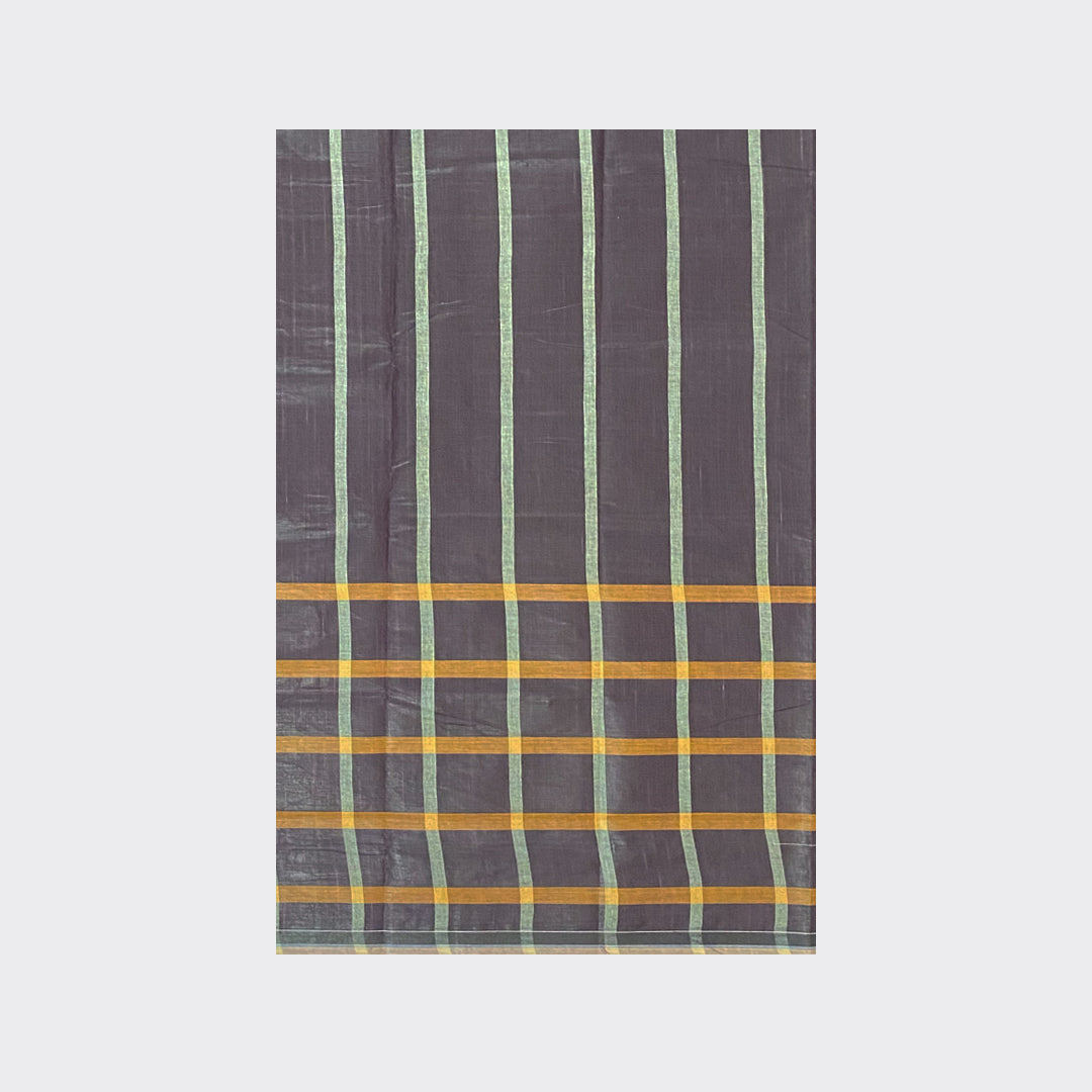 Yellow Eel Striped Cotton Lungi | Trendz City